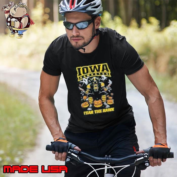 Iowa Hawkeyes Halloween Time 2024 Fear The Hawk Go Hawks Mascot Unisex