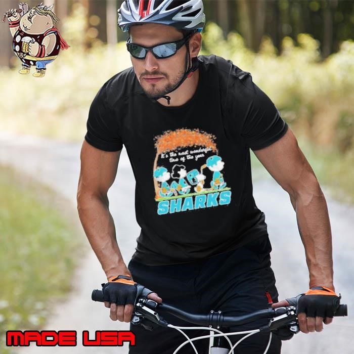 It’s The Most Wonderful Time Of The Year Peanuts Characters X San Jose Sharks Unisex