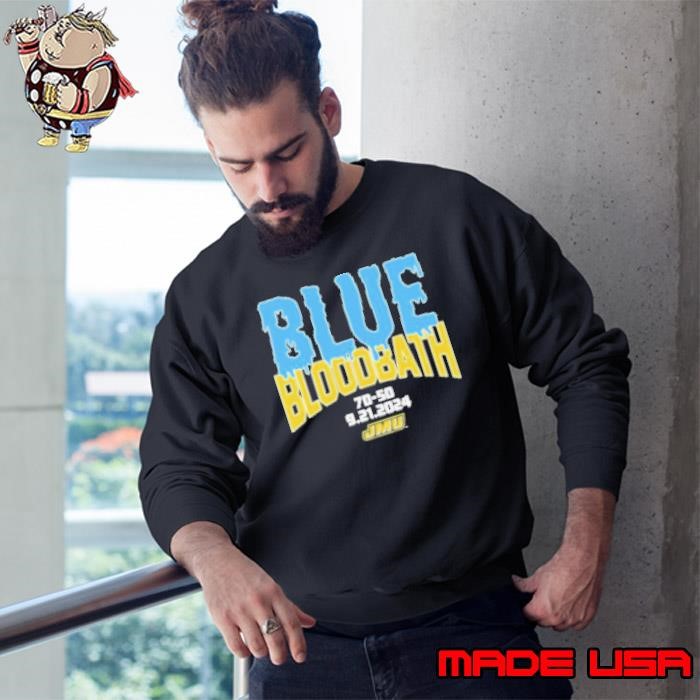 James Madison Blue Bloodbath JMU Football Sweatshirt