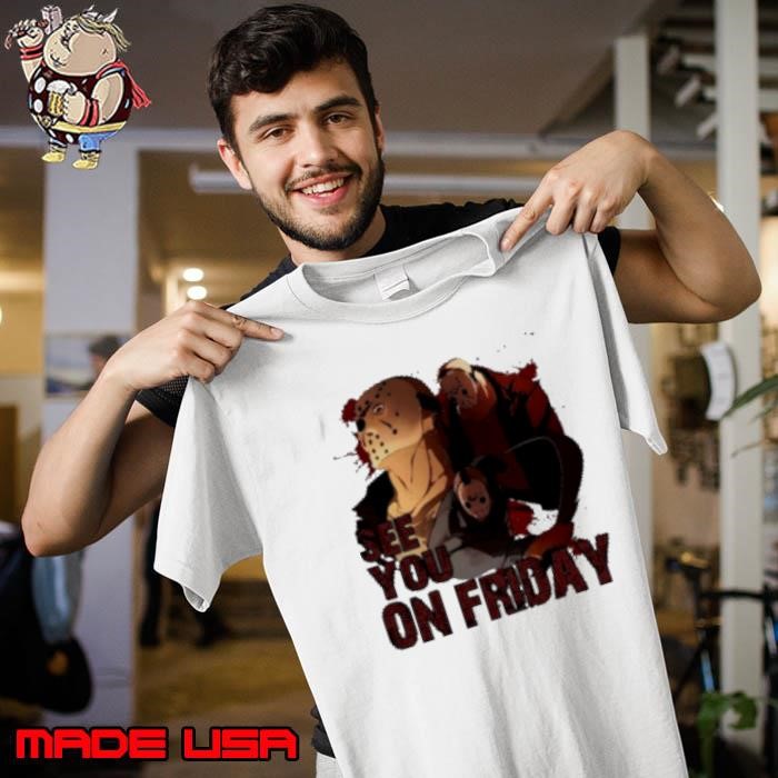 Jason See You On Friday Jason Halloween Horror Cartoon Shirt