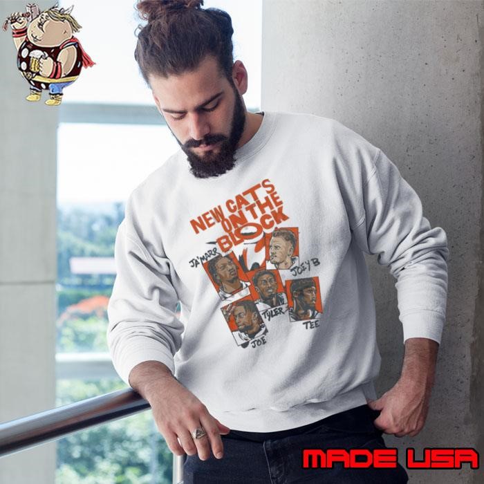 Joe Burrow New Cats On The Block American professional football quarterback Sweatshirt