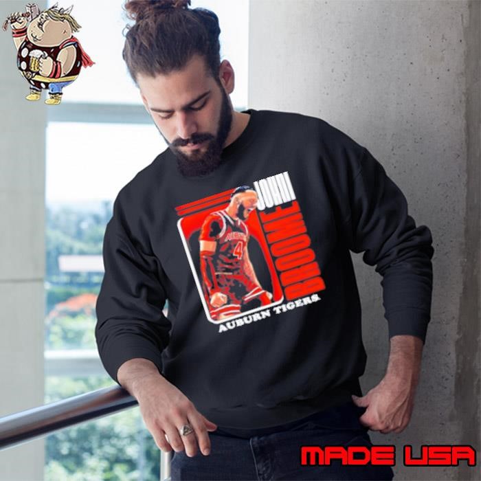 Johni Broome Auburn Tigers Shout Card Sweatshirt