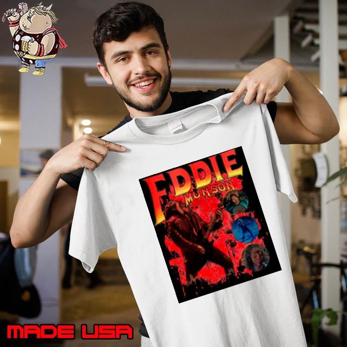 Joseph Quinn Eddie Munson Playing Guitar Red Unisex