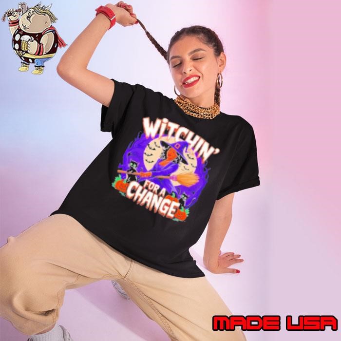 Kamala Harris witchin for a change Halloween Ladies tee