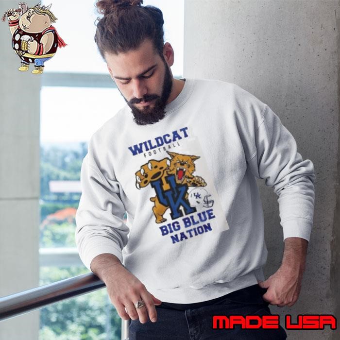 Kentucky Wildcats Men’s Basketball Team Big Blue Nation Mascot Sweatshirt