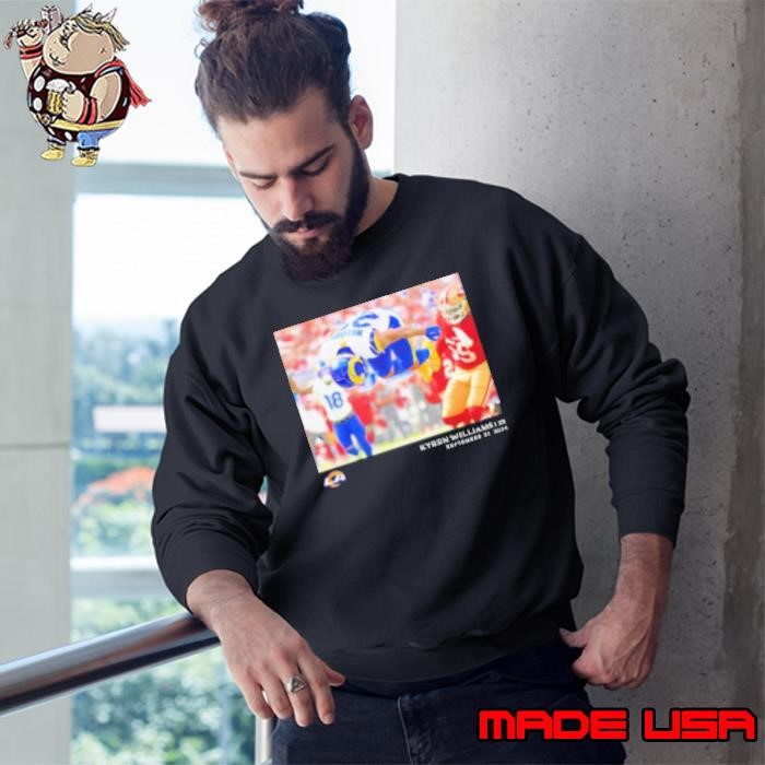 Kyren Williams Los Angeles Rams NFL flash features week 3 sep 22 2024 Sweatshirt