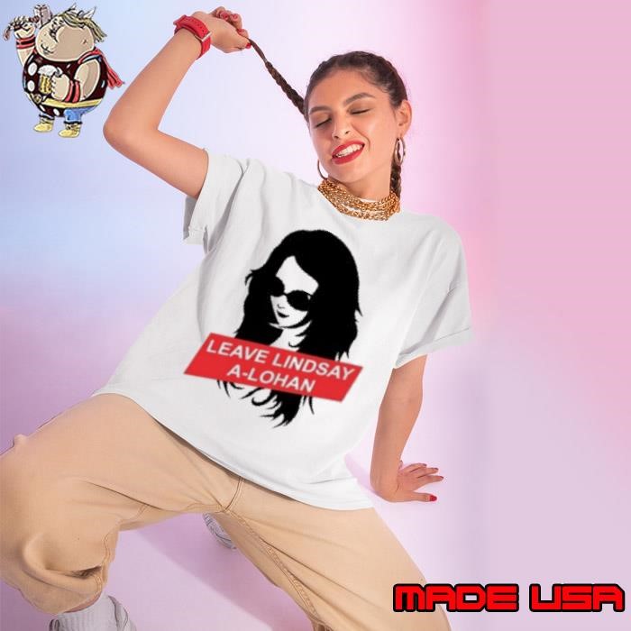 Lil' Kim Leave Lindsay A Lohan Ladies tee