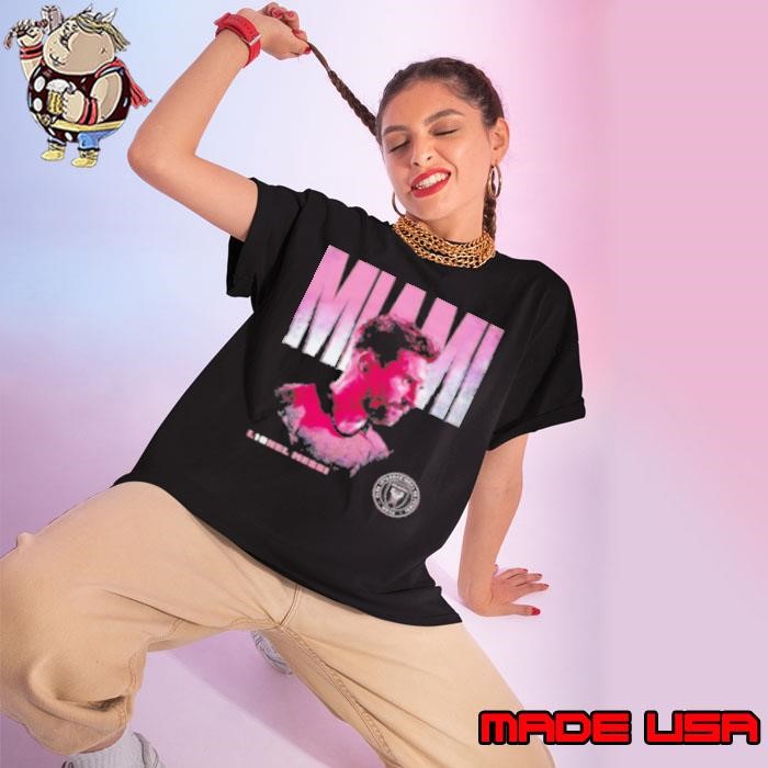 Lionel Messi Inter Miami CF MLS Bold Vintage Ladies tee