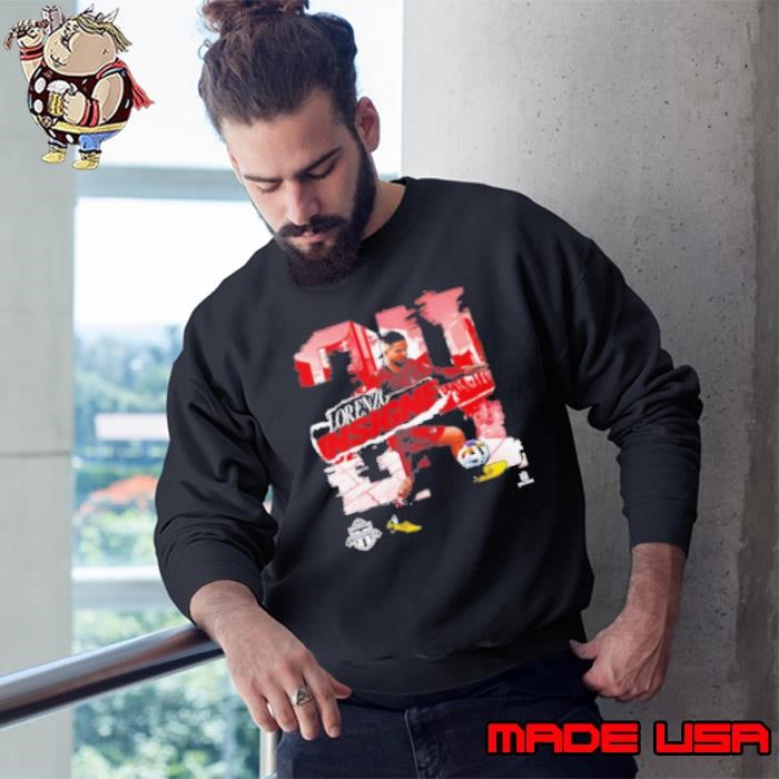Lorenzo Insigne action pose Toronto FC rough Sweatshirt