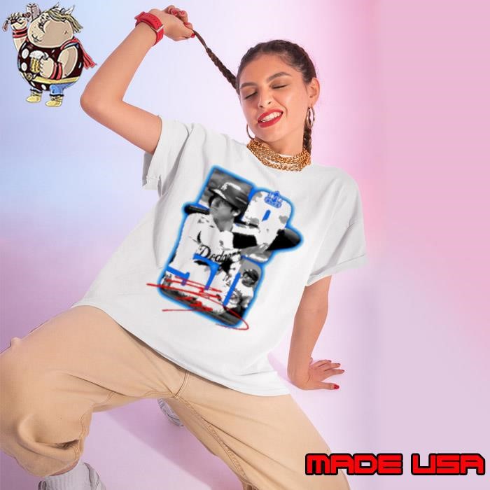 Los Angeles Dodgers Shohei Ohtani 50 50 Autograph Signature Ladies tee