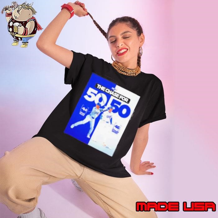 Los Angeles Dodgers the chase for 50 50 Ladies tee