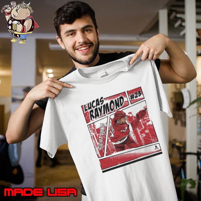 Lucas Raymond Detroit Comic Swedish professional ice hockey winger Unisex