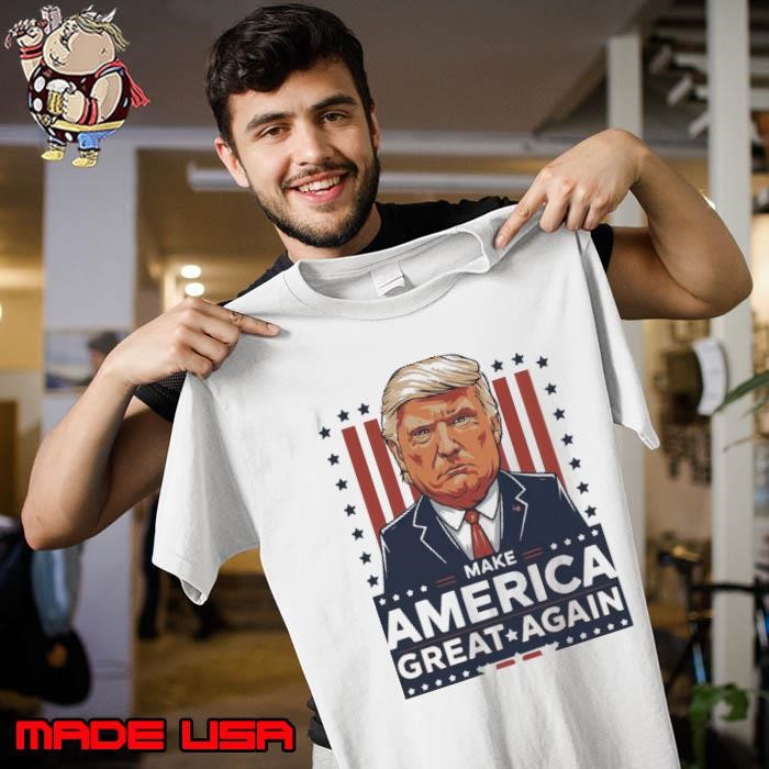 Make America great again trump 2024 usa flag Unisex