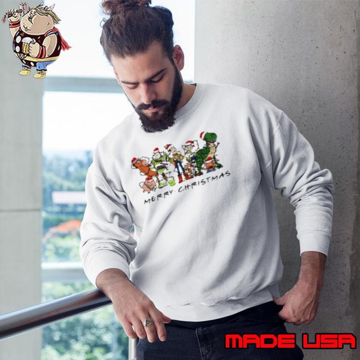 Merry Christmas Toy Story Friend Christmas Light Cartoon Sweatshirt