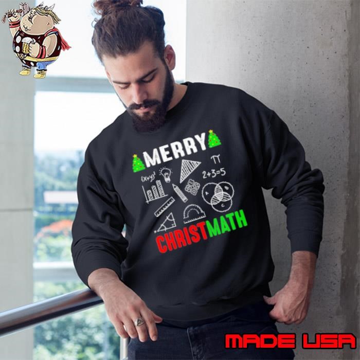 Merry Christmath Math Teacher Sweatshirt