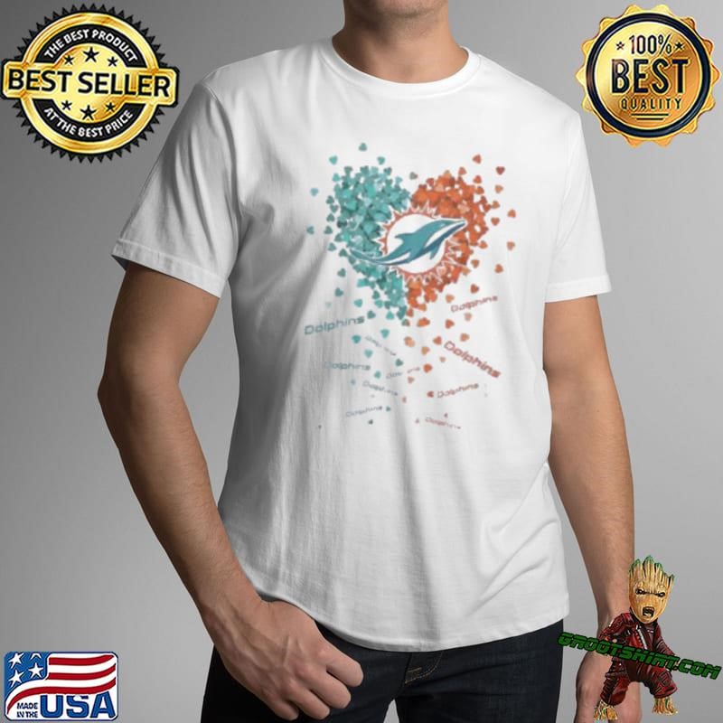 Miami Dolphins Heart Unisex