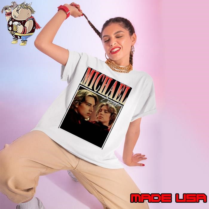 Michael Langdon Retro Portrait Ladies tee