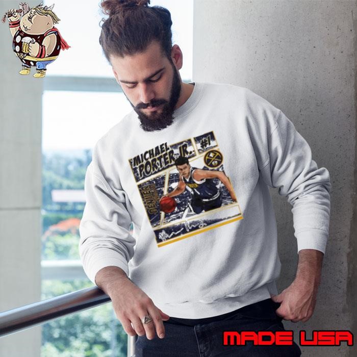 Michael Porter Jr. Denver Nuggets Comic Basketball Signature Sweatshirt