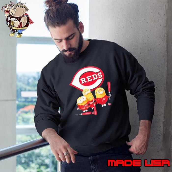 Minion Cincinnati Reds Baseball Sweatshirt