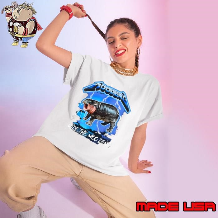 Moo Deng Ride The Moo Deng Ladies tee