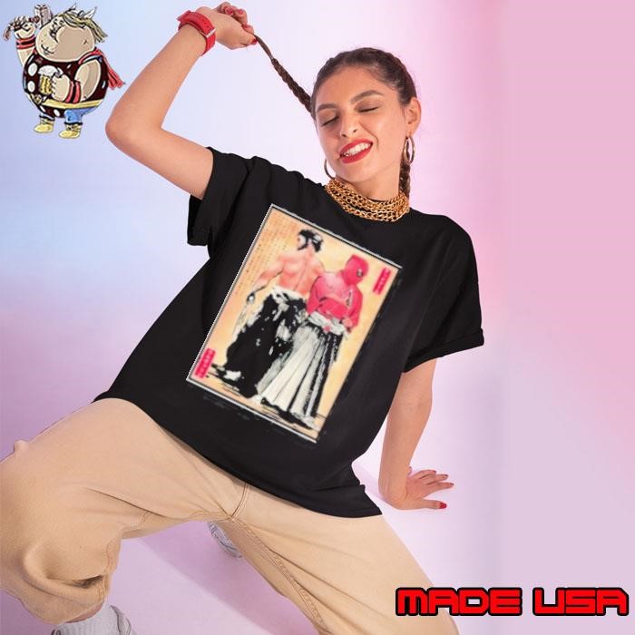 Mutant Samurai And Red Ronin Deadpool And Wolverine Ladies tee