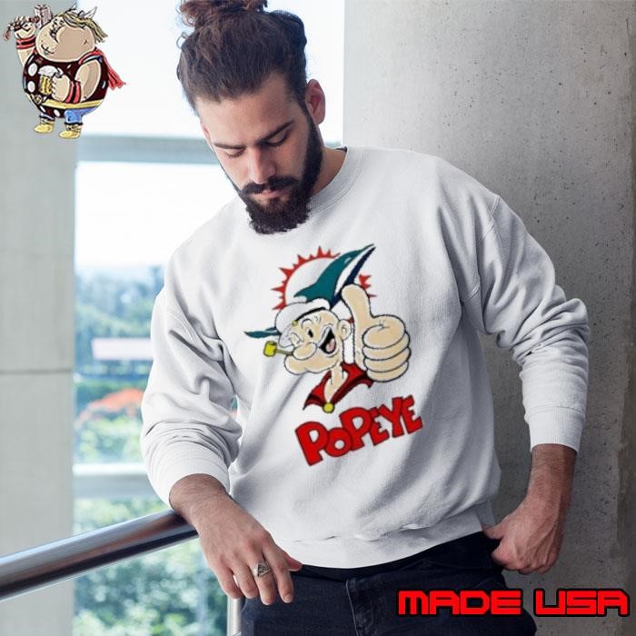 Nfl Miami Dolphins Popeye Sweatshirt