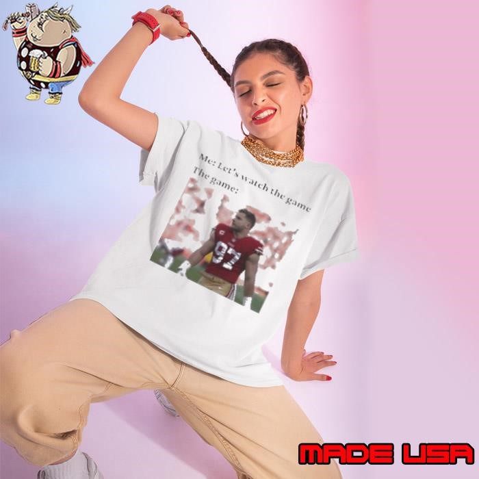 Nick Bosa San Francisco 49Ers Let'S Watch The Game NFL Vintage Ladies tee