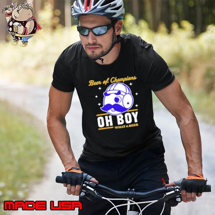 Oh boy what a beer National Bohemian Beer of Champions 2024 Unisex