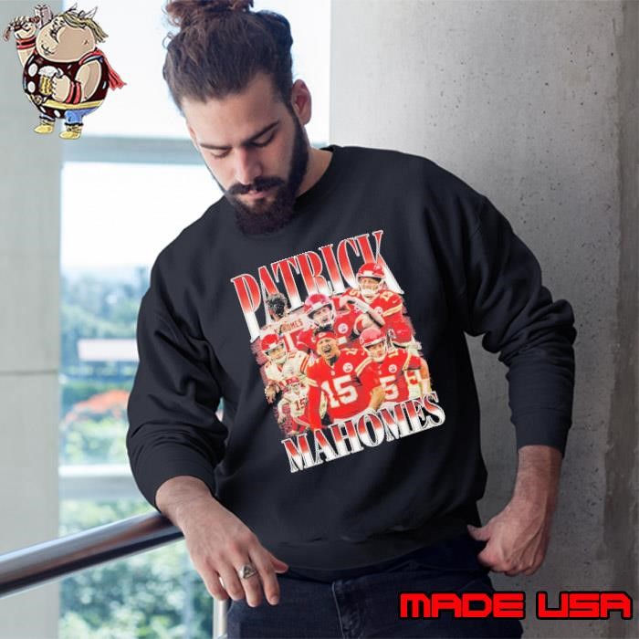 Patrick Mahomes American professional football quarterback Retro Bootleg Sweatshirt