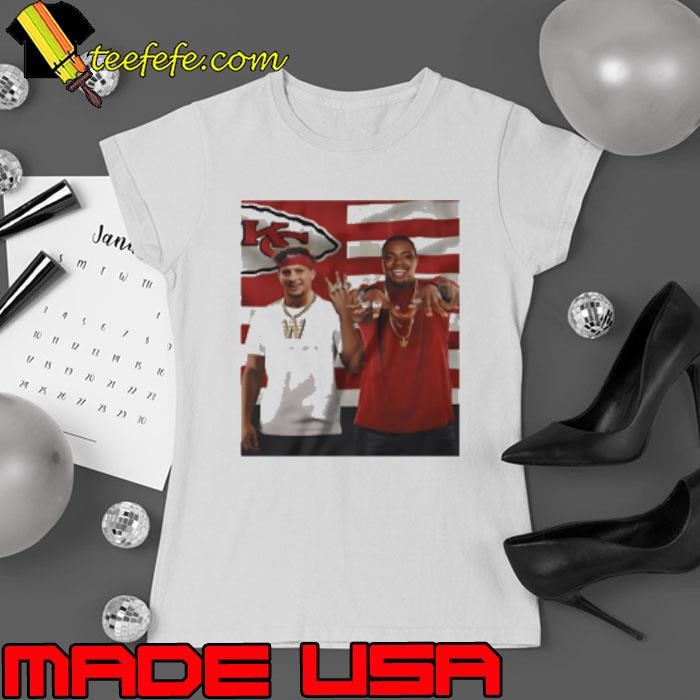 Patrick Mahomes Kanye West Kansas City Chiefs Ladies tee
