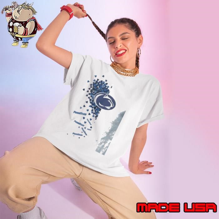 Penn State Nittany Lions Heart Ladies tee
