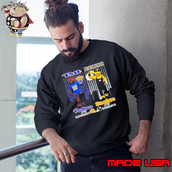 Pittsburgh Panthers On Saturdays X Pittsburgh Steelers On Sundays Sweatshirt