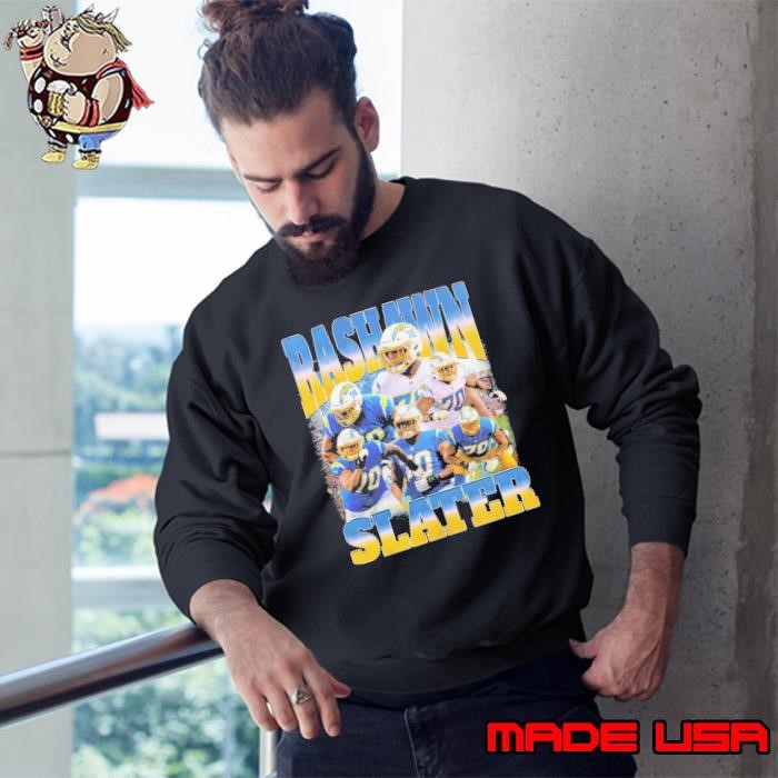 Rashawn Slater American professional football offensive tackle Retro Bootleg Sweatshirt