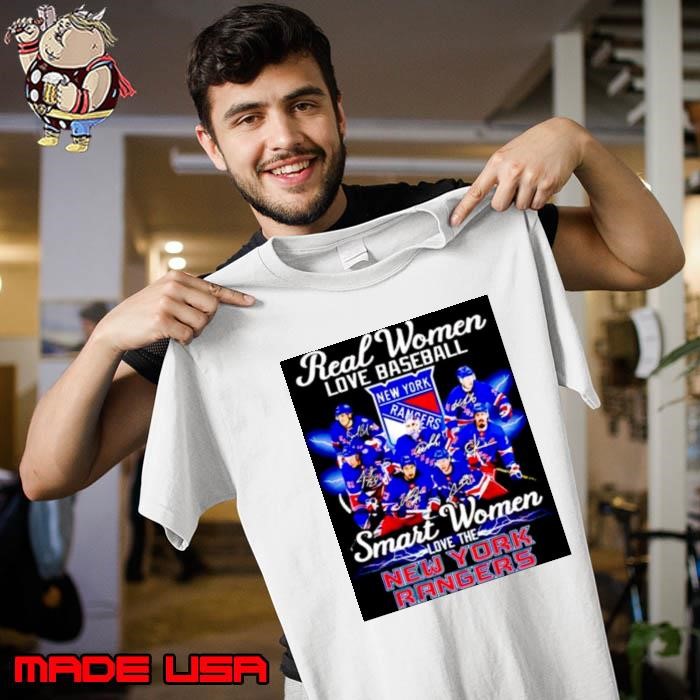 Real women love baseball smart women love the New York Rangers Unisex