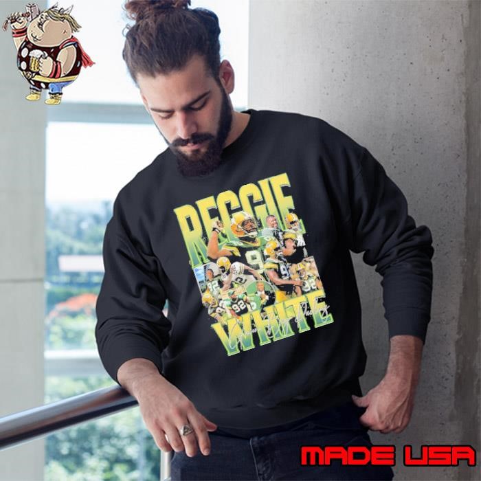 Reggie White American football defensive end Green Bay Retro Bootleg Sweatshirt
