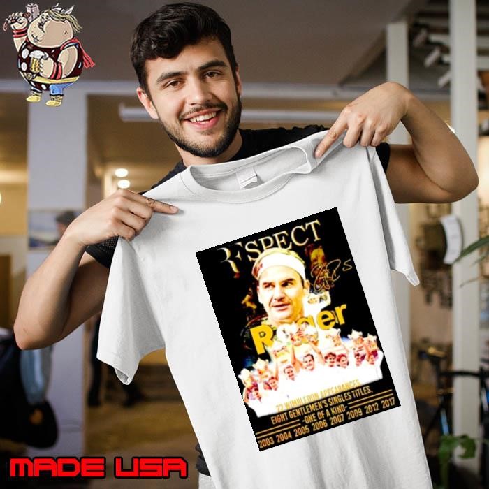 Roger Federer 22 Wimbledon appearances one of a kind Unisex