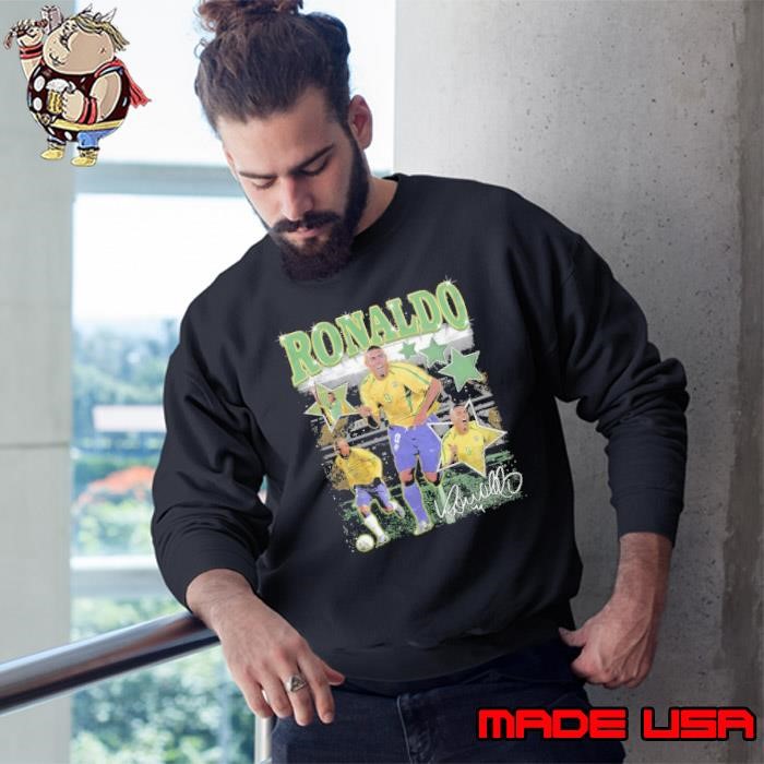 Ronaldo Nazário Brazilian former professional footballer Retro Bootleg Sweatshirt