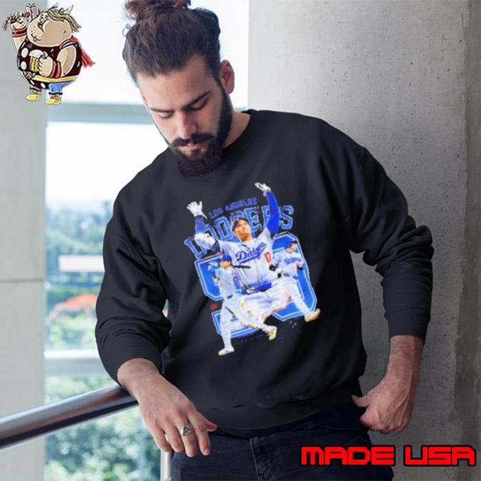 Shohei Ohtani Los Angeles Dodgers 50 Home Runs The Greatest Day In Baseball History Signature Sweatshirt