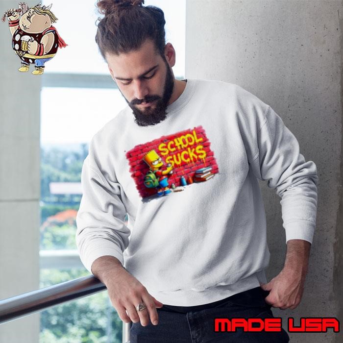 Simpson School Sucks Back To School Sweatshirt