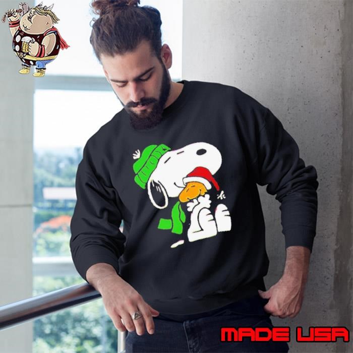 Snoopy With Woodstock Merry Christmas Sweatshirt