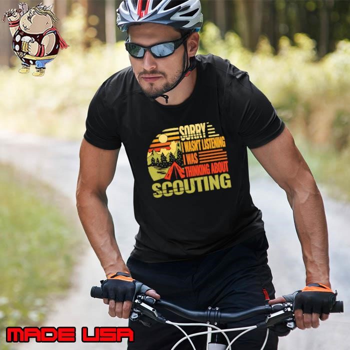 Sorry I Wasn'T Scouting Camping Hiking Scouting Vintage Unisex