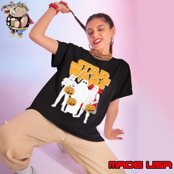 Stormtroopers Trick Or Treating Star Wars Halloween Ladies tee