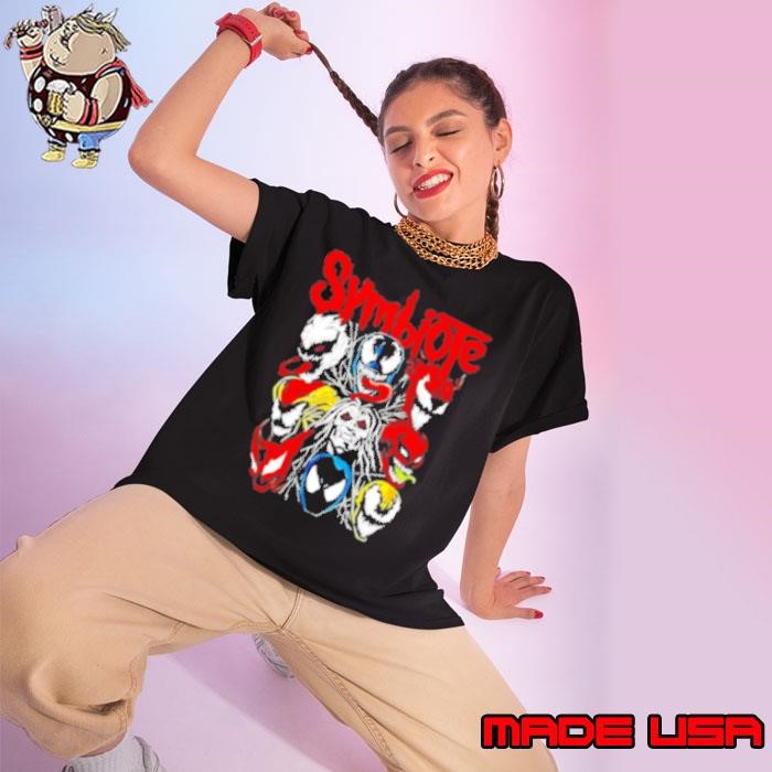 Symbiote Horror Faces Ladies tee