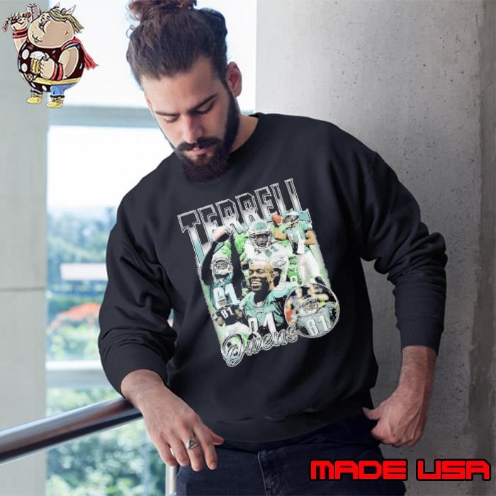 Terrell Owens American former professional football wide receiver Retro Bootleg Sweatshirt