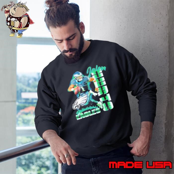 The Hottest Philadelphia Eagles Jalen Hurts 90S Bootleg Sweatshirt