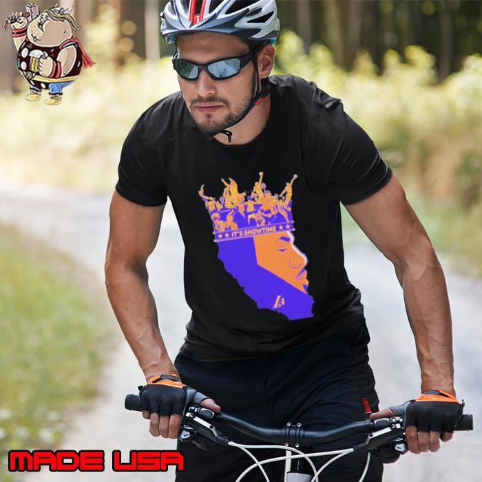 The King Los Angeles Lakers 23 Lebron James Its Showtime Unisex