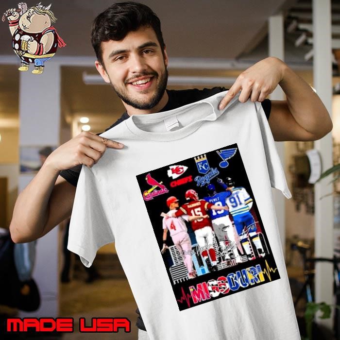 The Missouri Sport Teams 2022 Cardinals Chiefs Royals And Blue Signatures Unisex