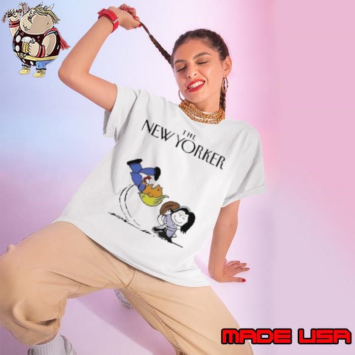 The New Yorker Kamala Harris And Donald Trump Peanuts Ladies tee