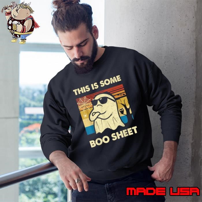 This Is Some Boo Sheet Ghost Retro Halloween Sweatshirt