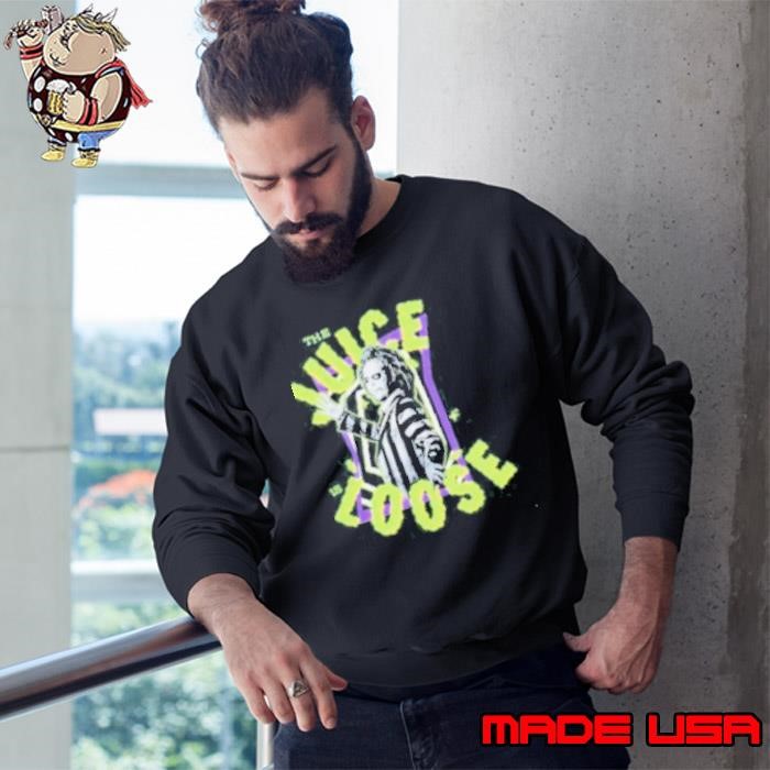 Tim Burton Daily Beetlejuice Beetlejuice The Juice Is Loose Sweatshirt